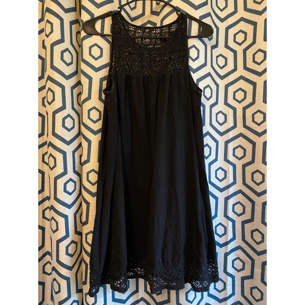 Black Lace Dress A-Line